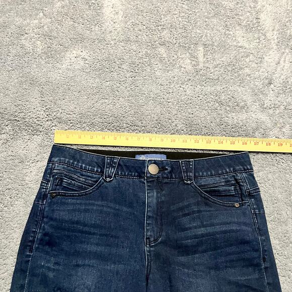 Democracy Jean Shorts Womens 12 Bermuda Mid Rise Stretch - Picture 5 of 9